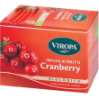 cranberry infuso ai frutti - 15 filtri senza punto metallico