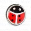 inverness orecchini coccinella 5mm placcati oro r187c