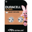 duracell 2025 - 2 batterie a bottone al litio da 3v