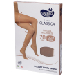 sauber collant open toe maglia microrete 70 den colore neutro beige 3