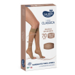 sauber linea classica 13-17 mmhg gambaletto microrete a punta aperta 70 denari colore neutro taglia