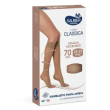 sauber linea classica 13-17 mmhg gambaletto microrete a punta aperta 70 denari colore medio taglia 3