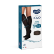 calza uomo cotone 70 denari nero taglia m - compressione graduata e traspirabilità per il comfort d