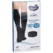 calze uomo cotone 140 denari nero taglia grande - linea calza compressione graduata