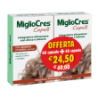 migliocres - integratore capelli donna con zinco e selenio confezione 60+60 capsule