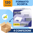 soffisof classic traversa rimboccabile 80x180 cm extra 7 gocce 30 pezzi - traverse salvaletto assorb