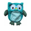 warmies peluche termico hooty blu