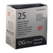 ogcare glucosio strisce misurazione glicemia 25 pezzi