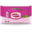 salviette inodorina latte vaniglia e olio di argan 40pz minsan 924548...