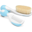chicco spazzola e pettine azzurro per bambini 0m+ new