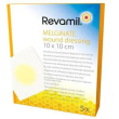 revamil melginate medicazioni con miele 10 x 10cm 5 pezzi