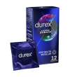 durex settebello lunga durata, preservativo ritardante per lui, vestibilità regular, 12 profilattic