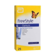 freestyle optium strisce reattive controllo glicemia 25 pezzi