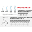 calze antitrombo thrombosis 18 denari a compressione graduata colore bruno per prevenzione trombosi