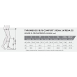 calza antitrombosi thrombosis 18 monocollant per gamba sinistra a compressione graduata per prevenzi