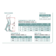 calza elastica antitrombosi thrombosis 18 mono per gamba sinistra, dispositivo medico per prevenzion