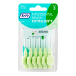 tepe scovolino xsoft verde 0,8mm, scovolino interdentale 6 pezzi, pulizia efficace e sicura