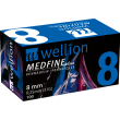 wellion medfine plus 8 ago per penna da insulina g31 100 pezzi