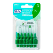 tepe scovolino interdentale original verde iso 5, 0,8mm, 6 pezzi, rimozione placca efficace, igiene