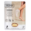 iroha nature calzini maschera nutrienti per piedi all'olio di argan e macadamia 2 pz x 9 ml