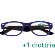 corpootto pc vision occhiali per lettura unisex colore blu +1,00 + astuccio in pelle