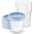 avent set vasetti conservalatte con coperchi 180ml 5 pezzi