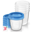 avent vasetti via coperchio 180 ml 5 pezzi