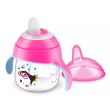 avent tazza decorata con beccuccio nera 200 ml