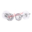 bjt2100 orecchini cuore rosa stainless steel