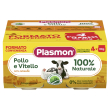 plasmon omogeneizzato pollo - vitello 4 x 80 g