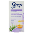 strep professionale strisce depilatorie viso pz.10 + 4 salviettine cera naturale, karite' e vitamina