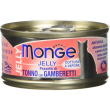 natural jelly tonno/gamberetti - cibo umido per gatti lattina da 80 g