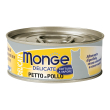 monge gatto delicate lattina adulto petto di pollo 80 gr