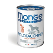 monoprotein solo tacchino - cibo umido per cani 1x400 g