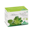 melissa e verbena tisana bio 20 bustine filtro