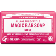 dr. bronner's magic bar soap rose - 140 g