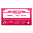 dr. bronner's puro sapone solido bio rose 140 g