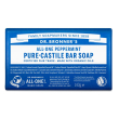 dr. bronner's puro sapone solido bio menta piperita 140 g