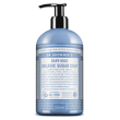 dr. bronner's sapone di zucchero bio senza profumo 355 ml liqui