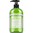 dr. bronner's sugar soap lemongrass lime - 355 ml
