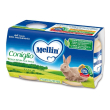mellin omogenizzato coniglio 2x120 g pappa