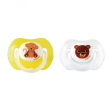 mebby succhietto fisiologico lattice 6+ m disegno animali 2 pezzi