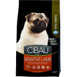 cibau adult mini sensitive agnello - alimento completo per cani adulti con problemi digestivi/allerg