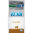 vet life diabetic - alimento dietetico completo per cani diabetici e obesità 2 kg
