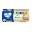 mellin omogeneizzato coniglio 2 x 80 g