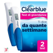 test di gravidanza clearblue con indicatore delle settimane 2 pezzi