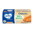 mellin omogeneizzato carote 2 x 80 g 160 g pappa