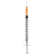 siringa per insulina extrafine 1ml 100 ui ago removibile 25 gauge 0,5x16 mm 1 pezzo