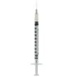 siringa per insulina extrafine 1ml 100 ui ago removibile 27 gauge 0,40x12 mm 1 pezzo