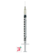 siringa per insulina extrafine 1ml 100 ui ago removibile 27 gauge 0,40x12 mm 1 pezzo
